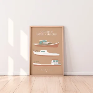 Le Bassin : Les Bateaux Oranges