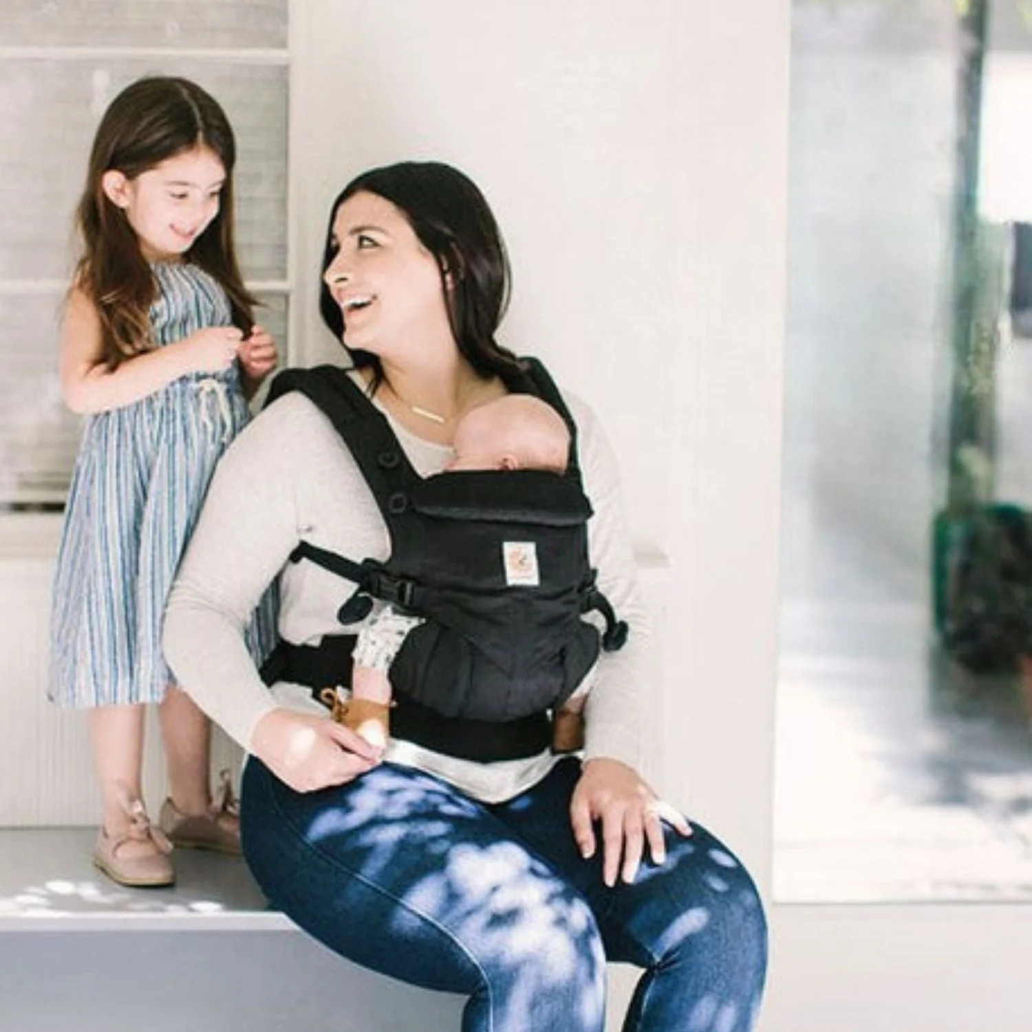 Cadeau jeune maman ǀ Porte-bébé Liberty – Image 5