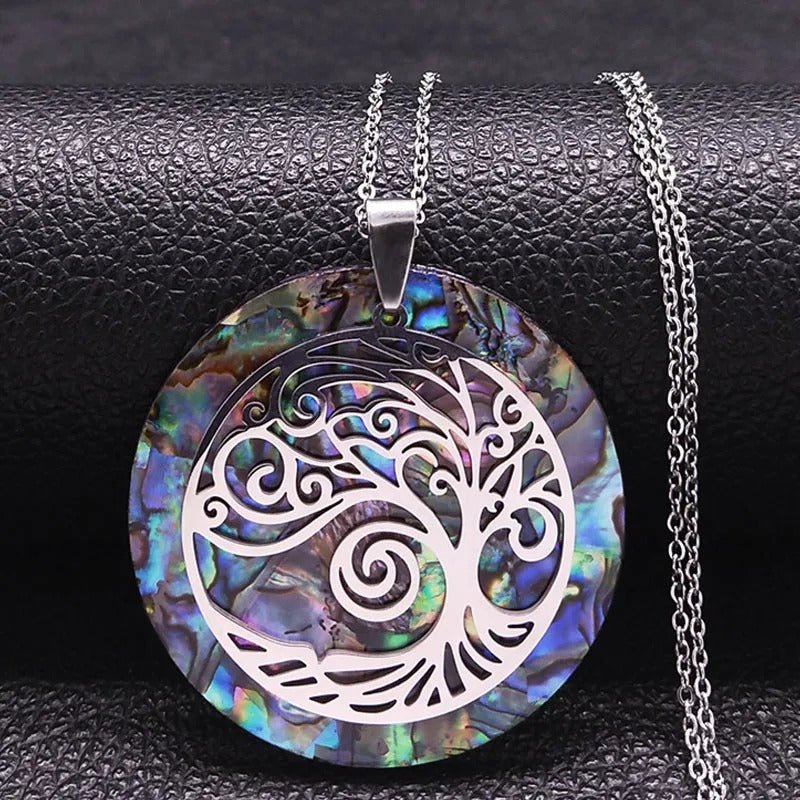 Cadeau maman - Collier arbre de vie coloré – Image 4