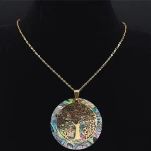 Cadeau maman - Collier arbre de vie coloré