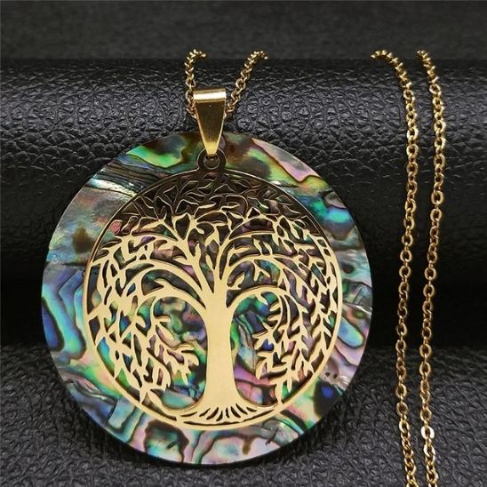 Cadeau maman - Collier arbre de vie coloré – Image 2