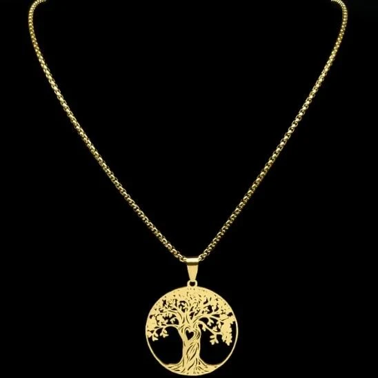 Cadeau maman - Collier arbre de vie coeur – Image 2