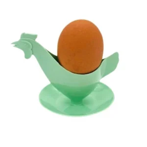 Coquetier Poule vert d'eau