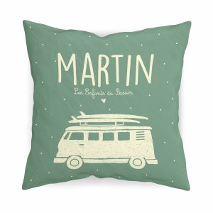 Coussin Personnalisable - Le Combi Menthe