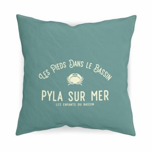Coussin Personnalisable - Les pieds dans le Bassin Bleu