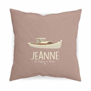 Coussin Personnalisable - La Pinasse Rose Pâle