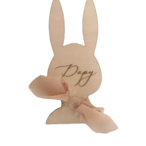 Marque place Lapin personnalisée "Papy"