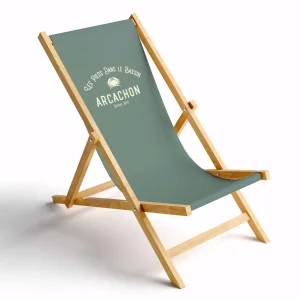 Transat Personnalisable "Les pieds dans le Bassin" : vert