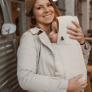 Couverture de portage Waffle  Vanille