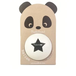 Ballon 22cm panda - Blanc | RATATAM