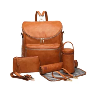 Sac à Dos à Langer en Cuir | Milano