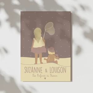 Les frères et soeurs (personnalisable à partir de photos)