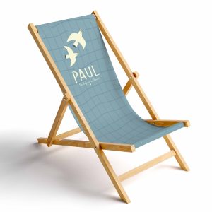 Transat Personnalisable Mouettes : Bleu