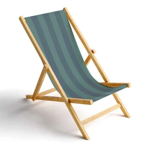 Transat Rayé bleu-vert